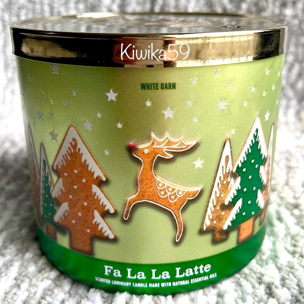 Bath & Body Works Fa La La Latte Candle